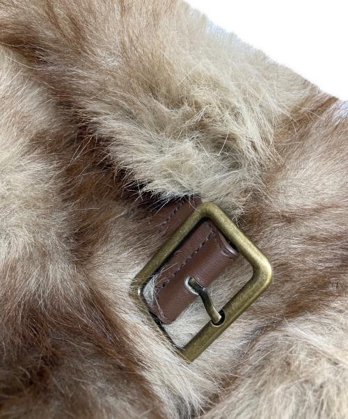 LAGUA GEM（ラグアジェム）LAGUA GEM (ラグアジェム) FAUX ファーコート ブラウン サイズ:Sの古着・服飾アイテム