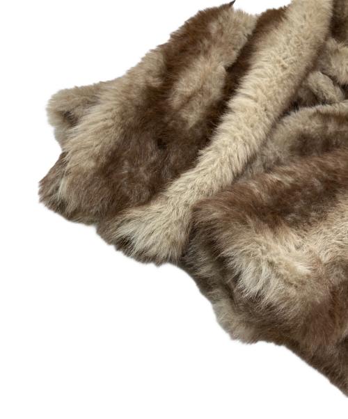 LAGUA GEM（ラグアジェム）LAGUA GEM (ラグアジェム) FAUX ファーコート ブラウン サイズ:Sの古着・服飾アイテム