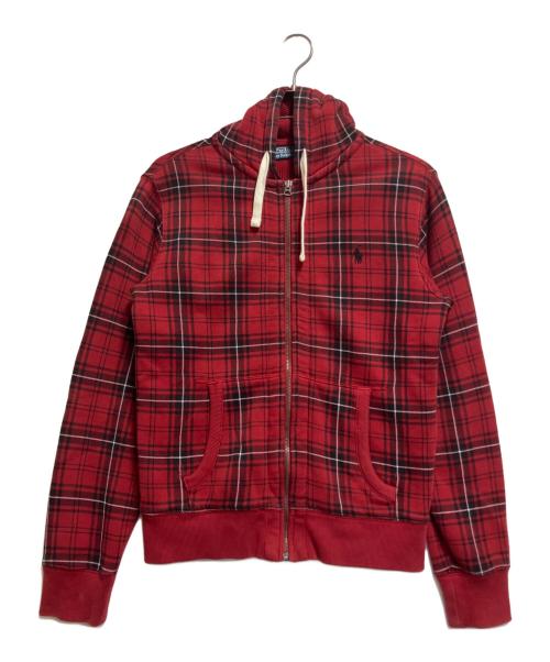 POLO RALPH LAUREN（ポロ・ラルフローレン）POLO RALPH LAUREN (ポロ・ラルフローレン) ジップパーカー レッド サイズ:Ｓの古着・服飾アイテム
