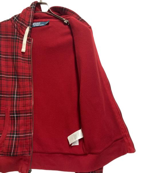 POLO RALPH LAUREN（ポロ・ラルフローレン）POLO RALPH LAUREN (ポロ・ラルフローレン) ジップパーカー レッド サイズ:Ｓの古着・服飾アイテム