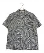 FIVE BROTHERファイブブラザー）の古着「半袖シャツ」｜ホワイト×ブラック