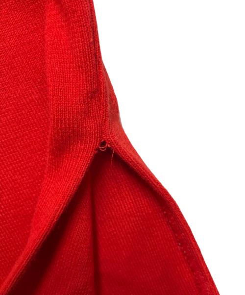 CHANEL（シャネル）CHANEL (シャネル) ノースリーブニット レッド サイズ:46の古着・服飾アイテム