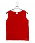 CHANEL（シャネル）の古着「ノースリーブニット」｜レッド