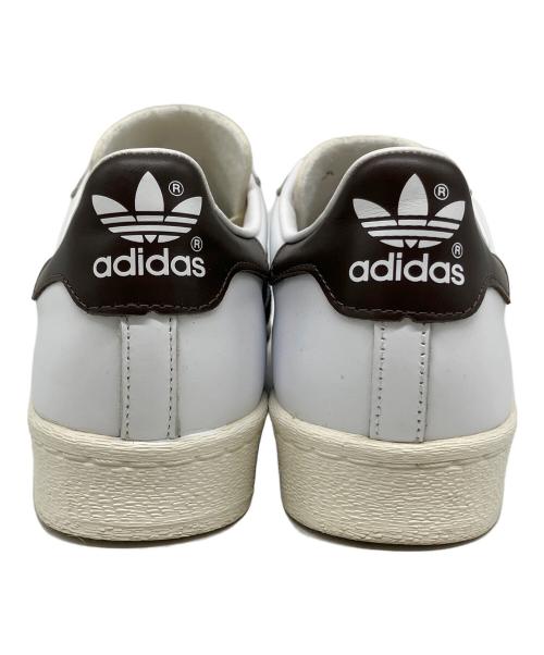 adidas（アディダス）adidas (アディダス) BILLY STONES (ビリーストーンズ) SUPERSTAR 82 ホワイト×ブラウン サイズ:US 11の古着・服飾アイテム