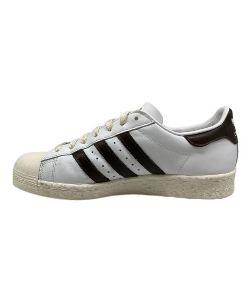 adidas（アディダス）adidas (アディダス) BILLY STONES (ビリーストーンズ) SUPERSTAR 82 ホワイト×ブラウン サイズ:US 11の古着・服飾アイテム