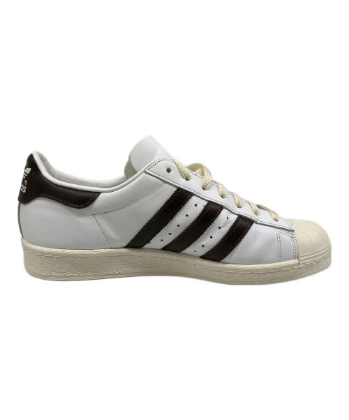adidas（アディダス）adidas (アディダス) BILLY STONES (ビリーストーンズ) SUPERSTAR 82 ホワイト×ブラウン サイズ:US 11の古着・服飾アイテム