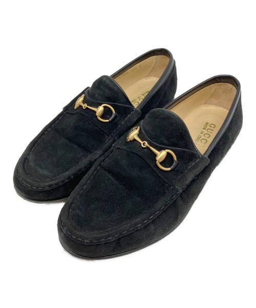 GUCCI（グッチ）GUCCI (グッチ) ホースビットローファー ブラック サイズ:38Cの古着・服飾アイテム