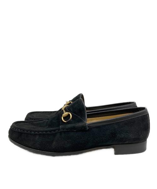 GUCCI（グッチ）GUCCI (グッチ) ホースビットローファー ブラック サイズ:38Cの古着・服飾アイテム