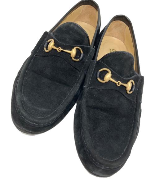 GUCCI（グッチ）GUCCI (グッチ) ホースビットローファー ブラック サイズ:38Cの古着・服飾アイテム