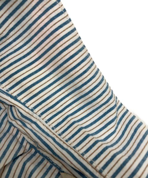 Bob（ボブ）Bob (ボブ) シングルブレストジャケット ブルー×ホワイト サイズ:1048の古着・服飾アイテム