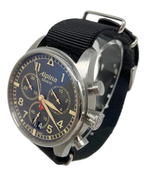 alpina（アルピナ）alpina (アルピナ) スタータイマー クロノグラフ ブラックの古着・服飾アイテム