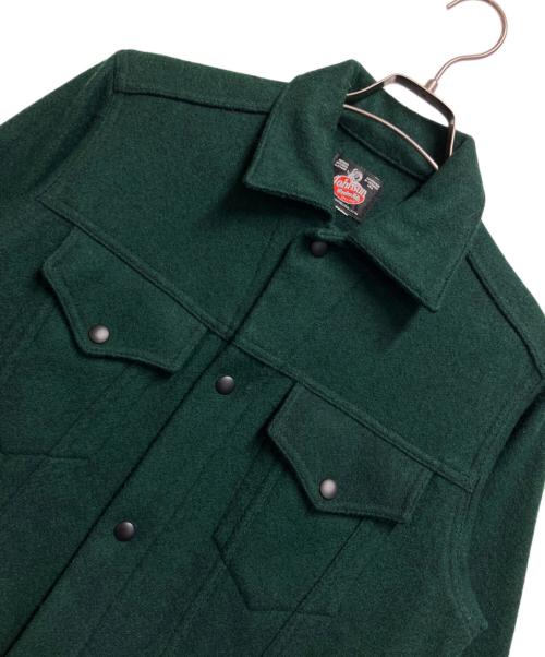 JOHNSON WOOLEN MILLS（ジョンソンウーレンミルズ）JOHNSON WOOLEN MILLS (ジョンソンウーレンミルズ) ウールジャケット グリーン サイズ:不明の古着・服飾アイテム