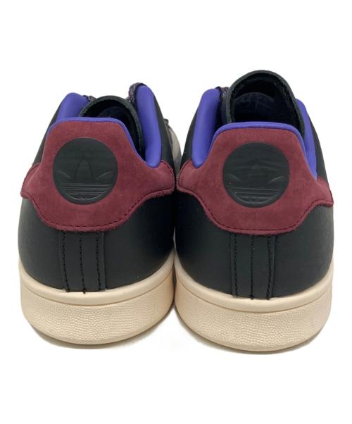 adidas（アディダス）adidas (アディダス) STAN SMITH PATCHWORK ブラック×パープル サイズ:US 7 1/2の古着・服飾アイテム