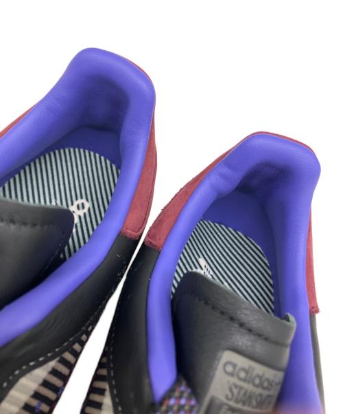 adidas（アディダス）adidas (アディダス) STAN SMITH PATCHWORK ブラック×パープル サイズ:US 7 1/2の古着・服飾アイテム