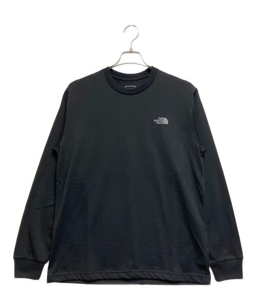 THE NORTH FACE（ザ ノース フェイス）THE NORTH FACE (ザ ノース フェイス) ロングスリーブバックスクエアロゴティー ブラック サイズ:M 未使用品の古着・服飾アイテム