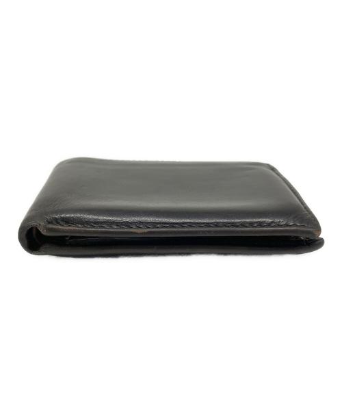 Whitehouse Cox（ホワイトハウスコックス）Whitehouse Cox (ホワイトハウスコックス) 2つ折り財布 ブラックの古着・服飾アイテム