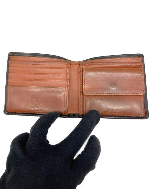 Whitehouse Cox（ホワイトハウスコックス）Whitehouse Cox (ホワイトハウスコックス) 2つ折り財布 ブラックの古着・服飾アイテム