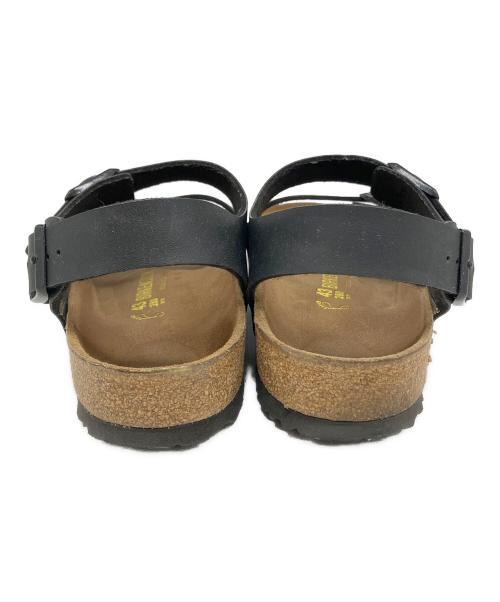 BIRKENSTOCK（ビルケンシュトック）BIRKENSTOCK (ビルケンシュトック) サンダル ブラック×ブラウン サイズ:M 10の古着・服飾アイテム