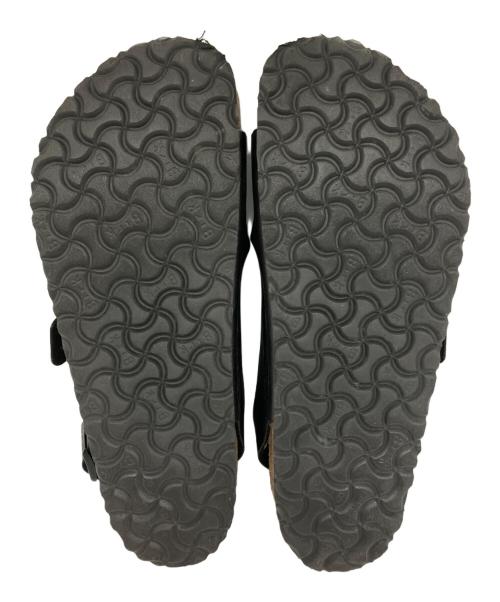 BIRKENSTOCK（ビルケンシュトック）BIRKENSTOCK (ビルケンシュトック) サンダル ブラック×ブラウン サイズ:M 10の古着・服飾アイテム