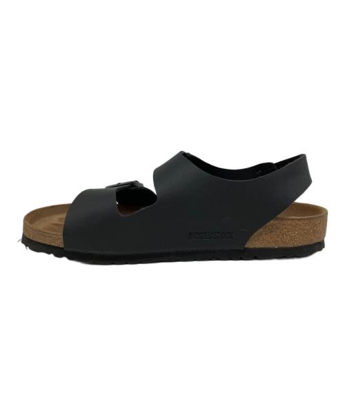 BIRKENSTOCK（ビルケンシュトック）BIRKENSTOCK (ビルケンシュトック) サンダル ブラック×ブラウン サイズ:M 10の古着・服飾アイテム
