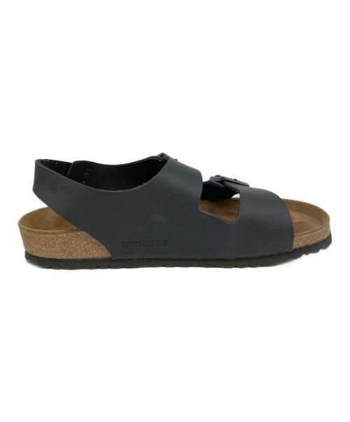 BIRKENSTOCK（ビルケンシュトック）BIRKENSTOCK (ビルケンシュトック) サンダル ブラック×ブラウン サイズ:M 10の古着・服飾アイテム