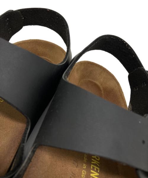 BIRKENSTOCK（ビルケンシュトック）BIRKENSTOCK (ビルケンシュトック) サンダル ブラック×ブラウン サイズ:M 10の古着・服飾アイテム