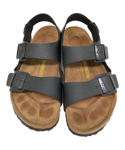 BIRKENSTOCK（ビルケンシュトック）BIRKENSTOCK (ビルケンシュトック) サンダル ブラック×ブラウン サイズ:M 10の古着・服飾アイテム