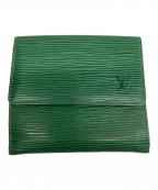 LOUIS VUITTONルイ ヴィトン）の古着「Wホック 財布」｜グリーン