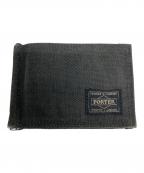 PORTERポーター）の古着「二つ折り財布」｜ブラック