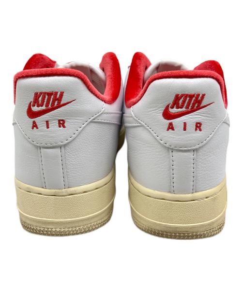 NIKE（ナイキ）NIKE (ナイキ) KITH (キス) Air Force 1 Low（エアフォース1 ロー） ホワイト×レッド サイズ:US 8.5の古着・服飾アイテム