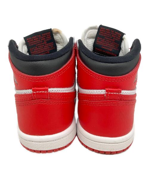 NIKE（ナイキ）NIKE (ナイキ) TD Air Jordan 1 High OG レッド×ホワイト サイズ:US 7Cの古着・服飾アイテム