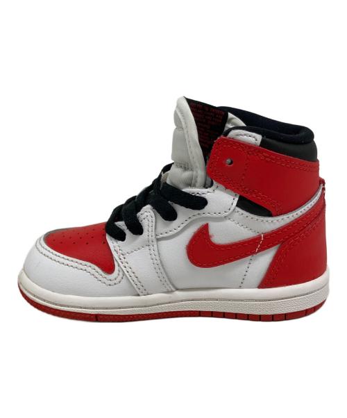 NIKE（ナイキ）NIKE (ナイキ) TD Air Jordan 1 High OG レッド×ホワイト サイズ:US 7Cの古着・服飾アイテム