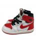 NIKE (ナイキ) TD Air Jordan 1 High OG レッド×ホワイト サイズ:US 7C：4000円