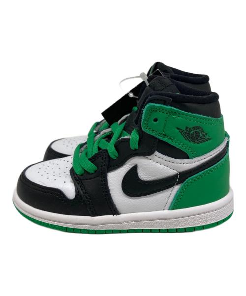 NIKE（ナイキ）NIKE (ナイキ) Air Jordan 1 Retro High OG（エアジョーダン1 レトロ ハイ OG） グリーン×ブラック×ホワイト サイズ:US 7Cの古着・服飾アイテム
