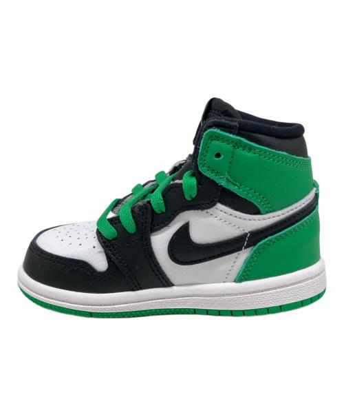 NIKE（ナイキ）NIKE (ナイキ) Air Jordan 1 Retro High OG（エアジョーダン1 レトロ ハイ OG） グリーン×ブラック×ホワイト サイズ:US 7Cの古着・服飾アイテム