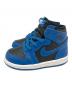 NIKE (ナイキ) Air Jordan 1 Retro High OG ブルー×ブラック サイズ:US 7C：3000円