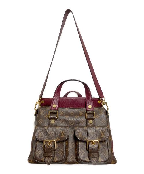 LOUIS VUITTON（ルイ ヴィトン）LOUIS VUITTON (ルイ ヴィトン) マンハッタンハンドバッグ ブラウンの古着・服飾アイテム