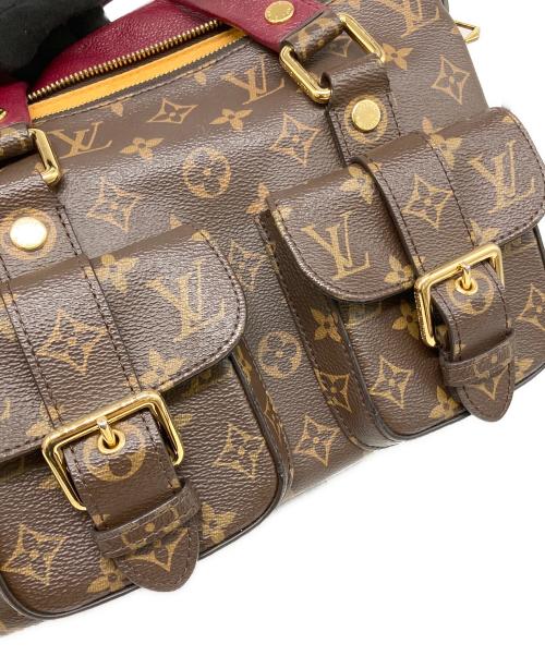 LOUIS VUITTON（ルイ ヴィトン）LOUIS VUITTON (ルイ ヴィトン) マンハッタンハンドバッグ ブラウンの古着・服飾アイテム