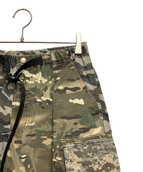 WILD THINGS（ワイルドシングス）WILD THINGS (ワイルドシングス) カモ リップ ショーツ カーキ サイズ:Ｍの古着・服飾アイテム
