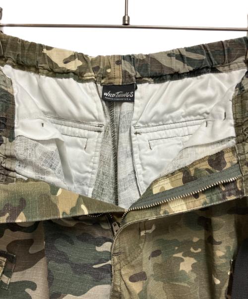 WILD THINGS（ワイルドシングス）WILD THINGS (ワイルドシングス) カモ リップ ショーツ カーキ サイズ:Ｍの古着・服飾アイテム
