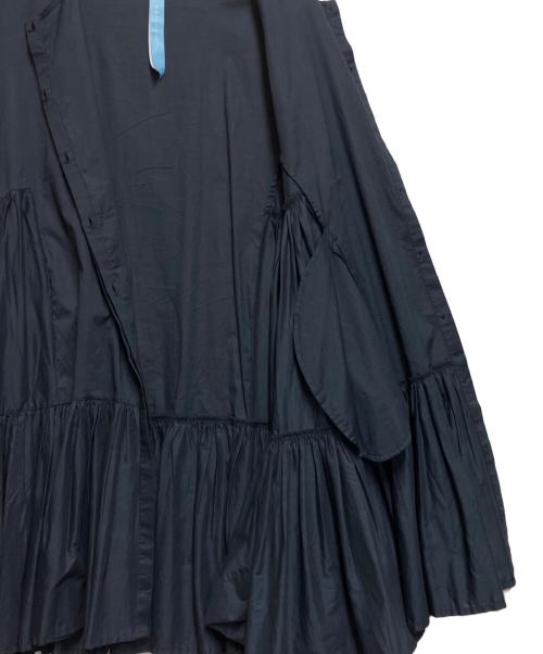 merlette（マーレット）merlette (マーレット) ピマコットンギャザーチュニックドレス ネイビー サイズ:XSの古着・服飾アイテム