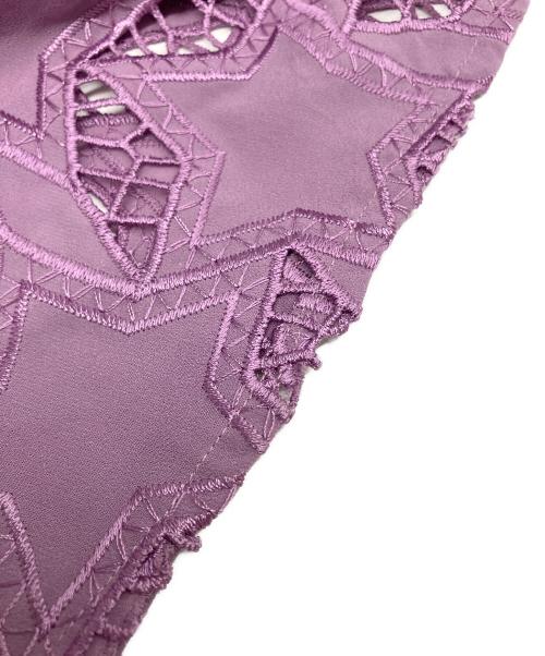 Diagram GRACE CONTINENTAL（ダイアグラム グレースコンチネンタル）Diagram GRACE CONTINENTAL (ダイアグラム グレースコンチネンタル) ノースリーブワンピース パープル サイズ:36の古着・服飾アイテム