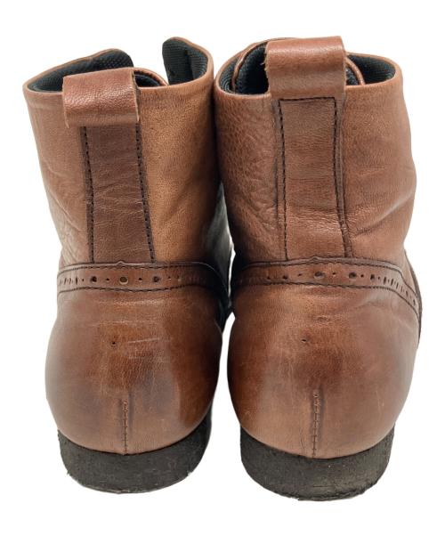 渋谷製靴（シブヤセイカ）渋谷製靴 (シブヤセイカ) レザーショートブーツ ブラウン サイズ:23 1/2の古着・服飾アイテム