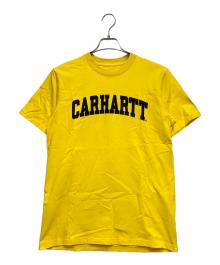 CarHartt（カーハート）の古着「ユニバーシティ Tシャツ」｜イエロー