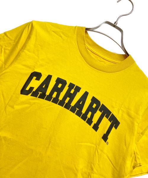 CarHartt（カーハート）CarHartt (カーハート) ユニバーシティ Tシャツ イエロー サイズ:Sの古着・服飾アイテム
