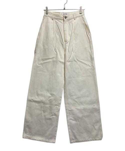 GIUNON（ジウノン）GIUNON (ジウノン) ワイドパンツ アイボリー サイズ:SIZE 1の古着・服飾アイテム