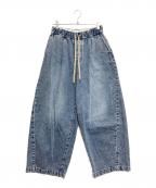 JOURNAL STANDARDジャーナルスタンダード）の古着「ワイドデニムパンツ」｜ブルー