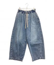 JOURNAL STANDARD（ジャーナルスタンダード）の古着「ワイドデニムパンツ」｜ブルー