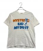 Hysteric Glamourヒステリックグラマー）の古着「EAT MY DUST Tシャツ」｜ホワイト