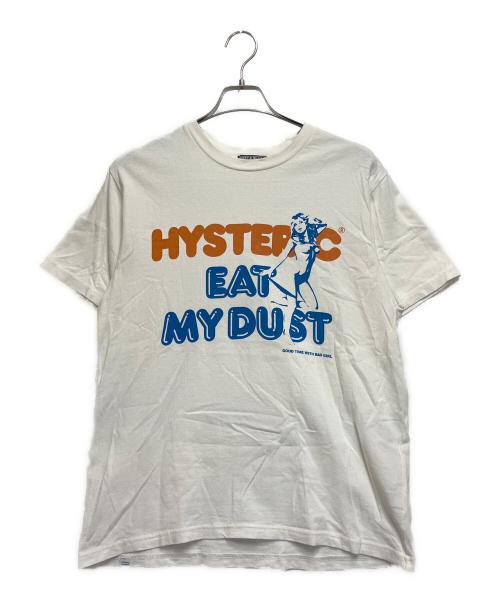 Hysteric Glamour（ヒステリックグラマー）Hysteric Glamour (ヒステリックグラマー) EAT MY DUST Tシャツ ホワイト サイズ:Mの古着・服飾アイテム